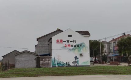 山阳新农村墙绘